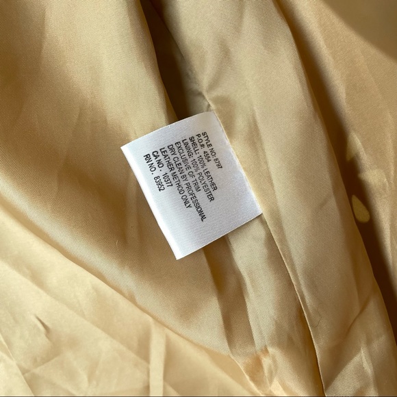 Margaret Godfrey Vintage Laser Cutout Suede Leather Jacket - Picture 9 of 11